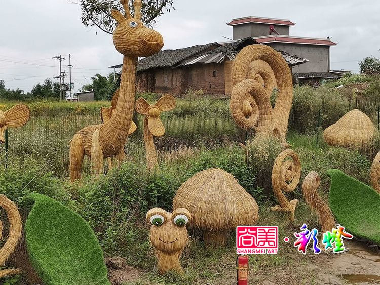 稻草草雕藝術的特點、工藝和適用場景