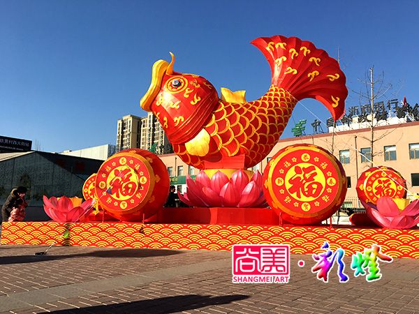 2017北京大興區(qū)迎春彩燈現(xiàn)場(chǎng)